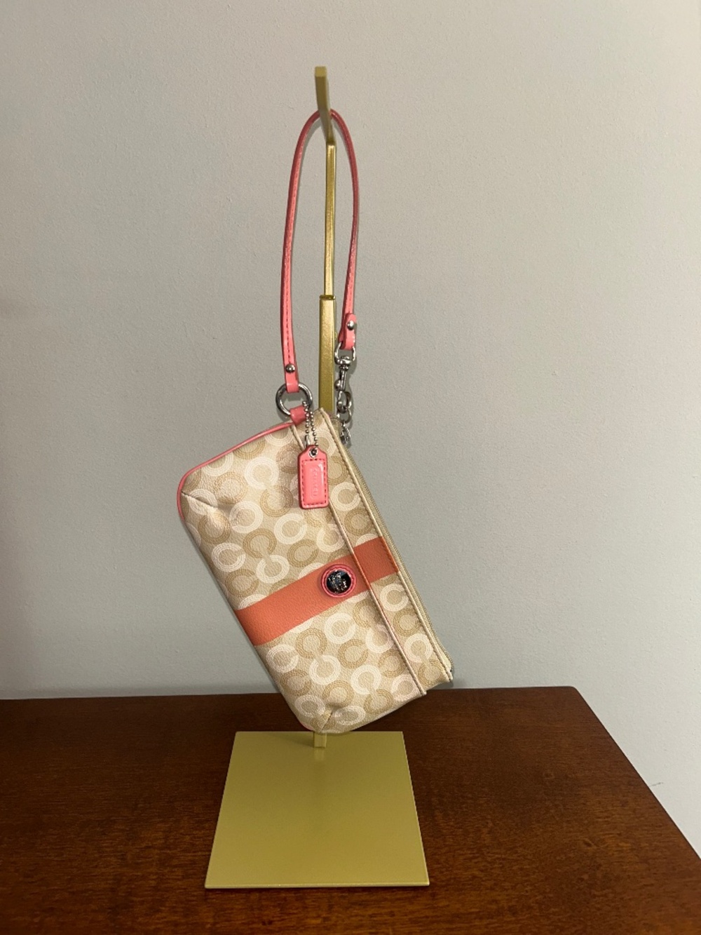 Y2K Coach PVC Wristlet